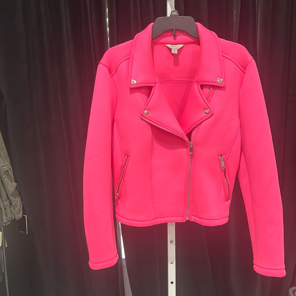 #MotorcycleJacketInHotPink size XL